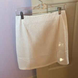 Nasty gal white skirt